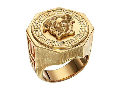 versace greca and medusa ring price|versace medusa ring women.